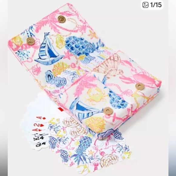 NWT Lilly Pulitzer Playing Cards with Matching Case - Picture 5 of 7